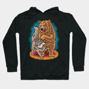 BEAR VS WOLF Hoodie